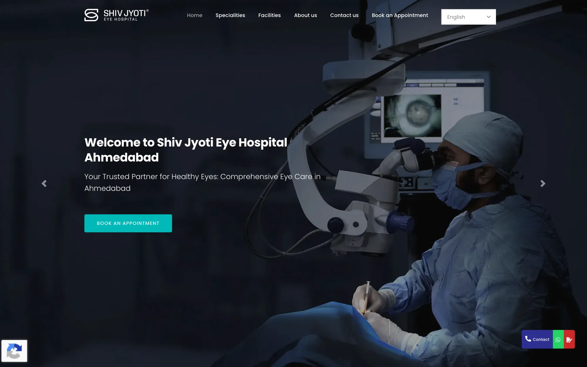 Shiv Jyoti Eye Hospital website