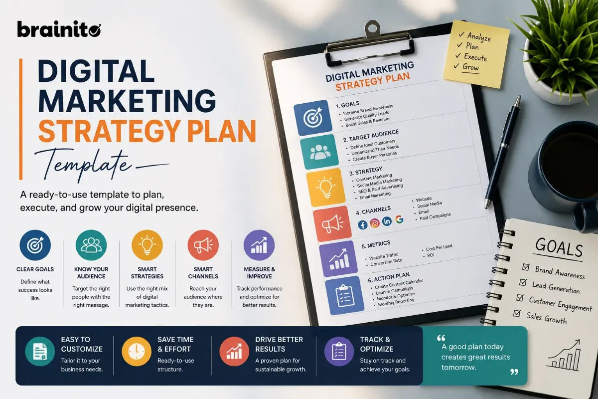 Digital Marketing Strategy Plan Template for 2026