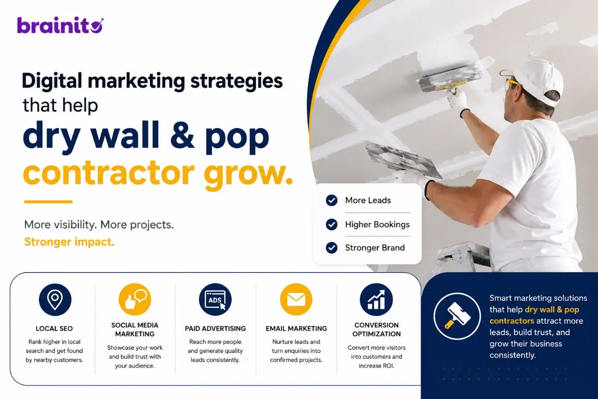Digital Marketing for Drywall & POP Contractors in 2026