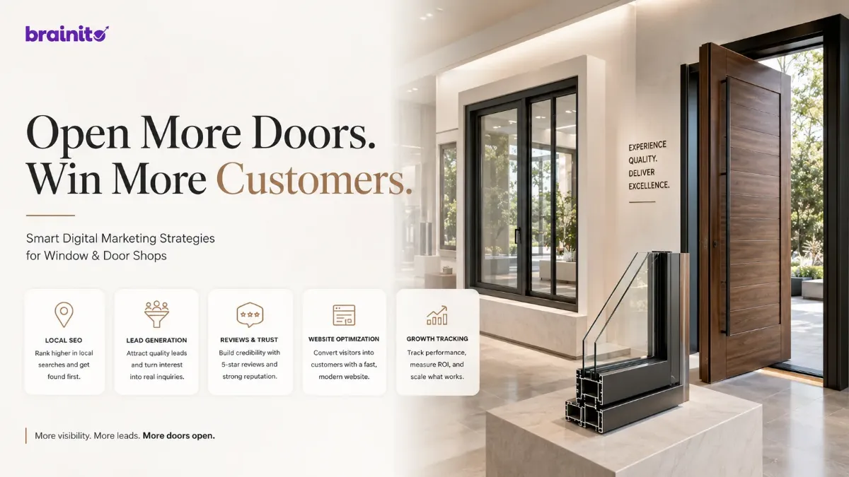 Digital Marketing for Window and Door Shops: 2026 Guide