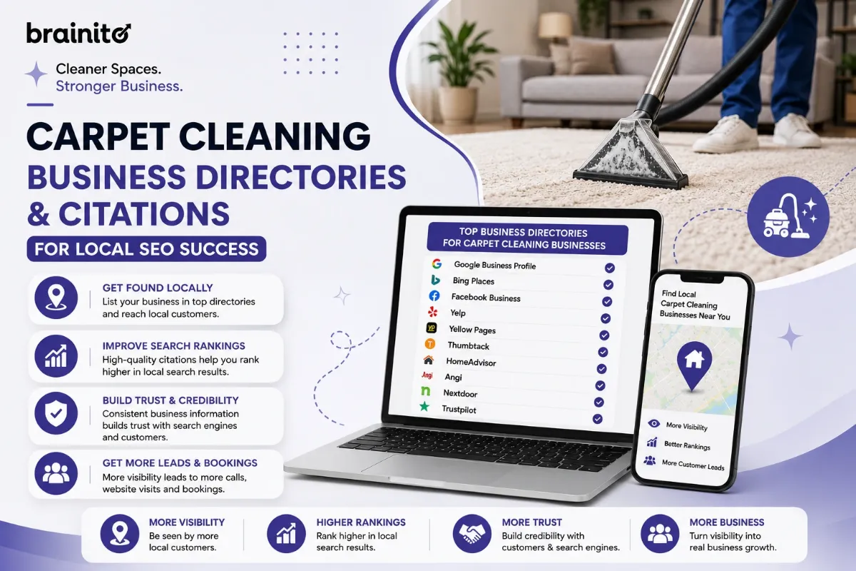 Carpet Cleaning Directories & Citations for Local SEO