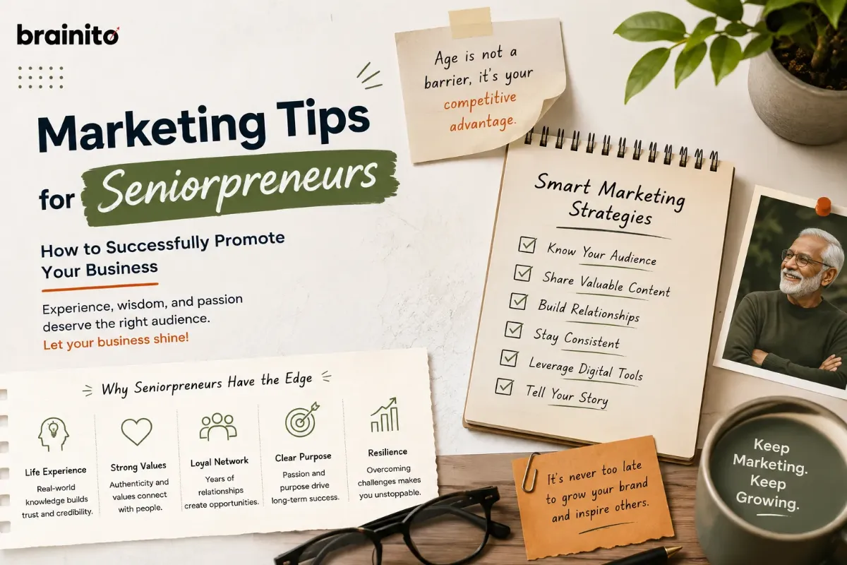 Marketing Tips for Seniorpreneurs: Promote Your Business