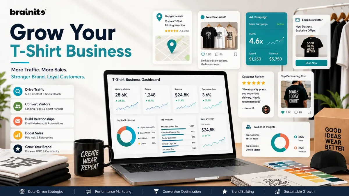 Digital Marketing Strategies for a T-Shirt Business