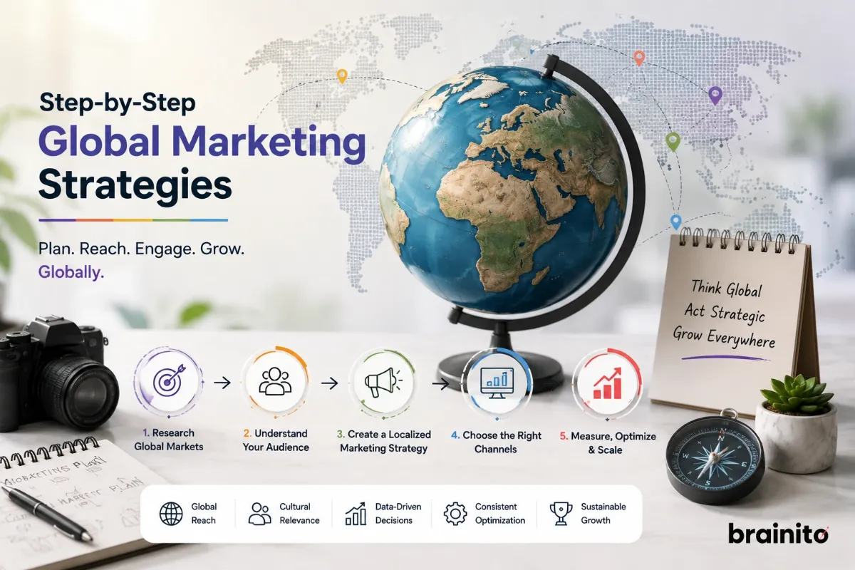 Global Marketing Strategy: A Step-by-Step 2026 Guide
