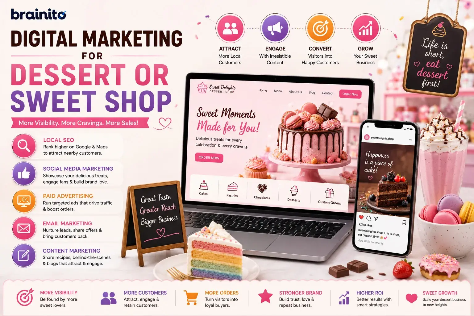 Digital Marketing for a Dessert or Sweet Shop in 2026