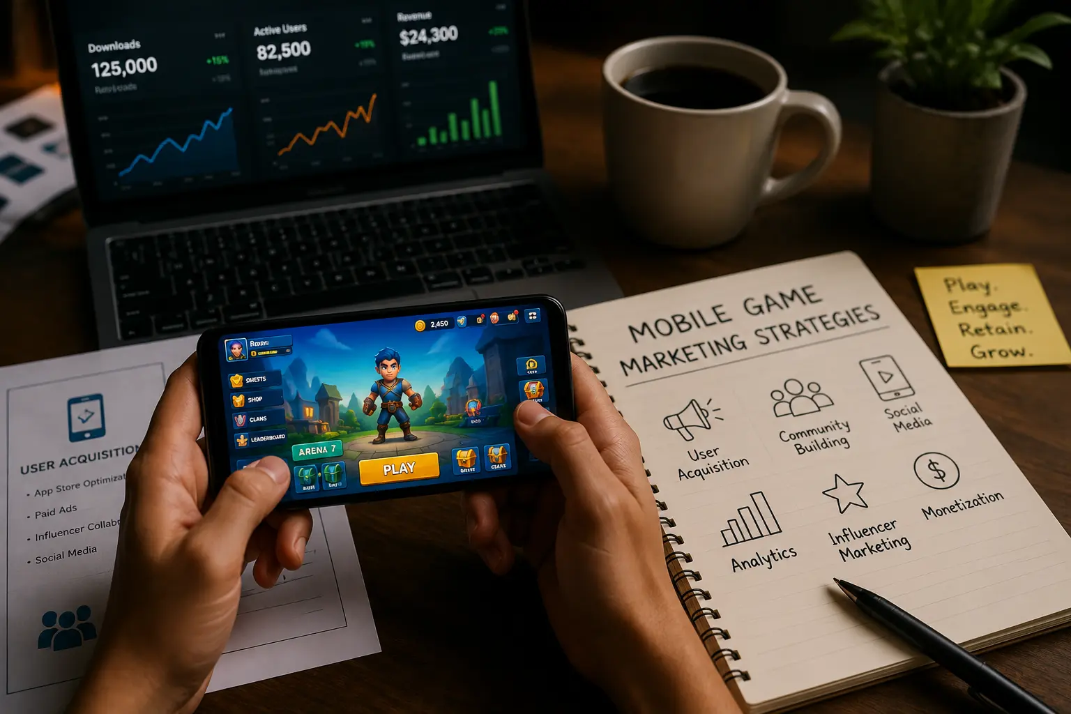 Mobile Game Marketing Strategies That Drive Installs
