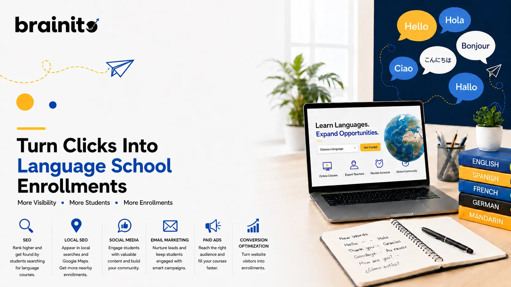 Digital Marketing for Language Schools: A 2026 Guide