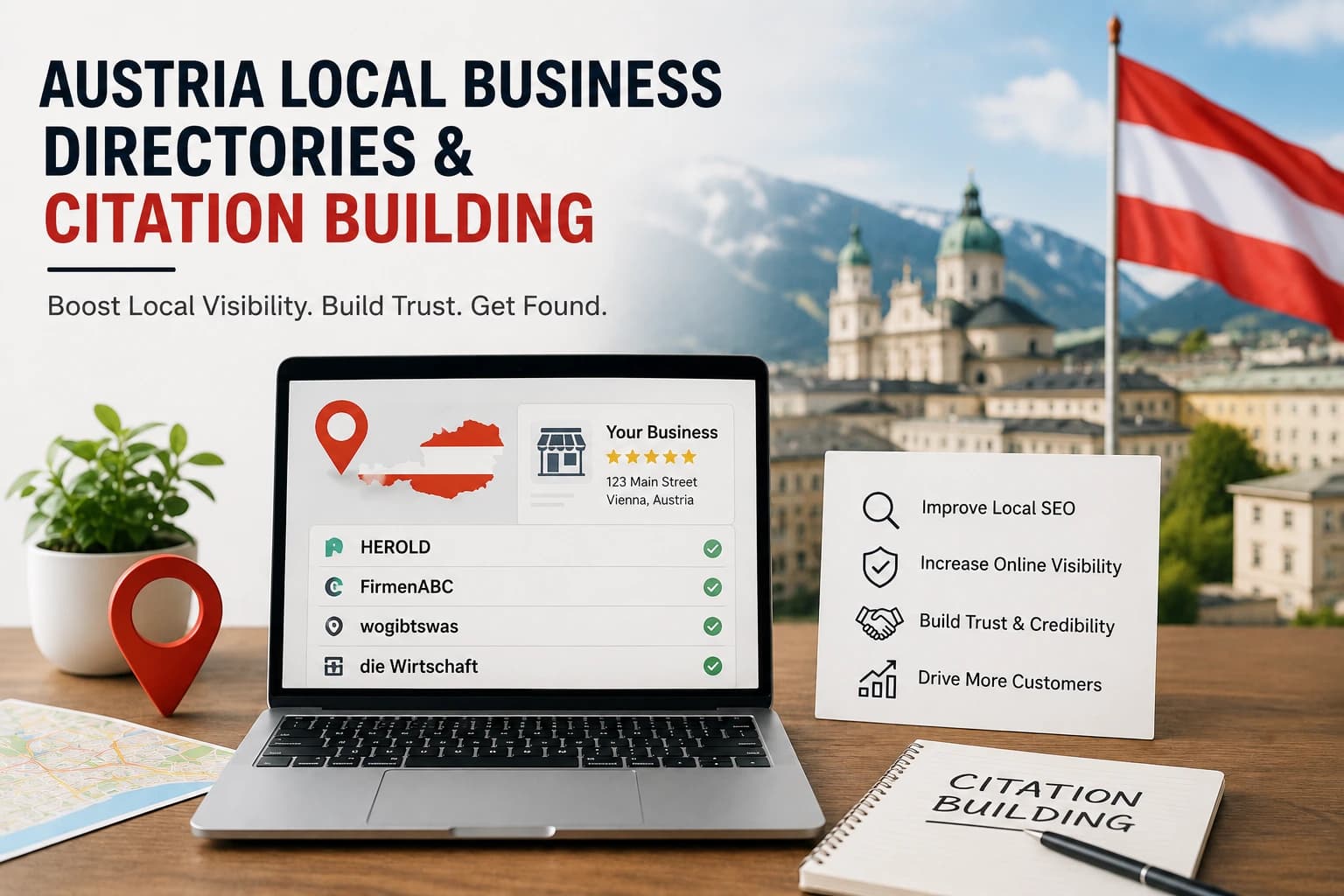 Austria Business Directories: Citation Building for Local SEO