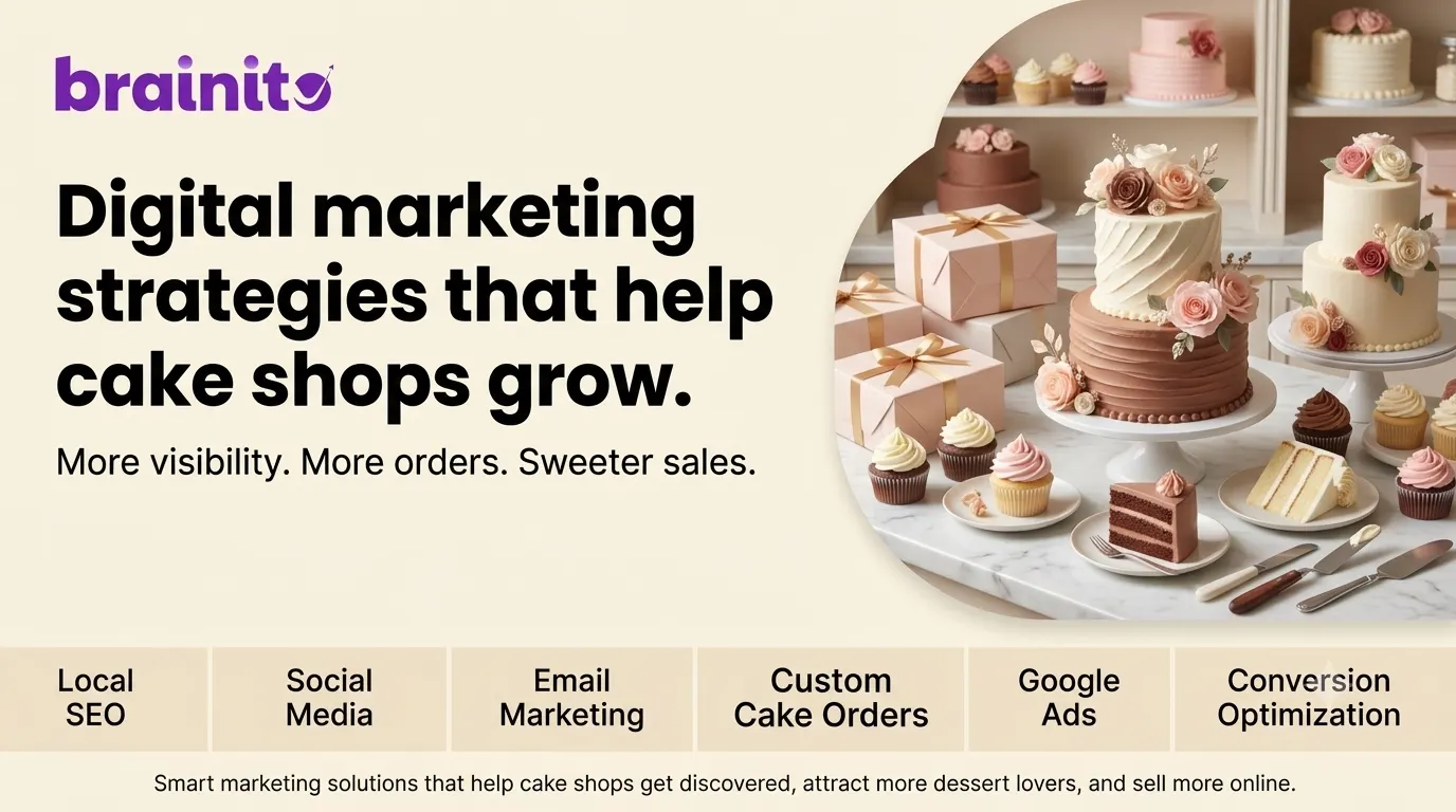 Digital Marketing for a Cake Shop: A 2026 Playbook